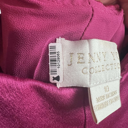 Jenny Yoo Kendra Sleeveless Halter Neck Gowns Pink/Size 10