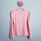 Lilly Pulitzer Puff Sleeve Jansen Sweatshirt - Animal - Pink/Peach Hyacinth Me And My Minnie - S