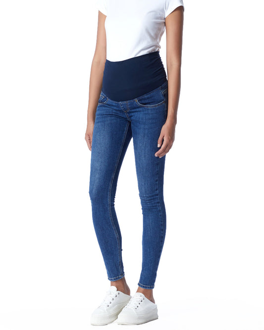 Soon Maternity Heavenly Overbelly Skinny Jeans - /Blue