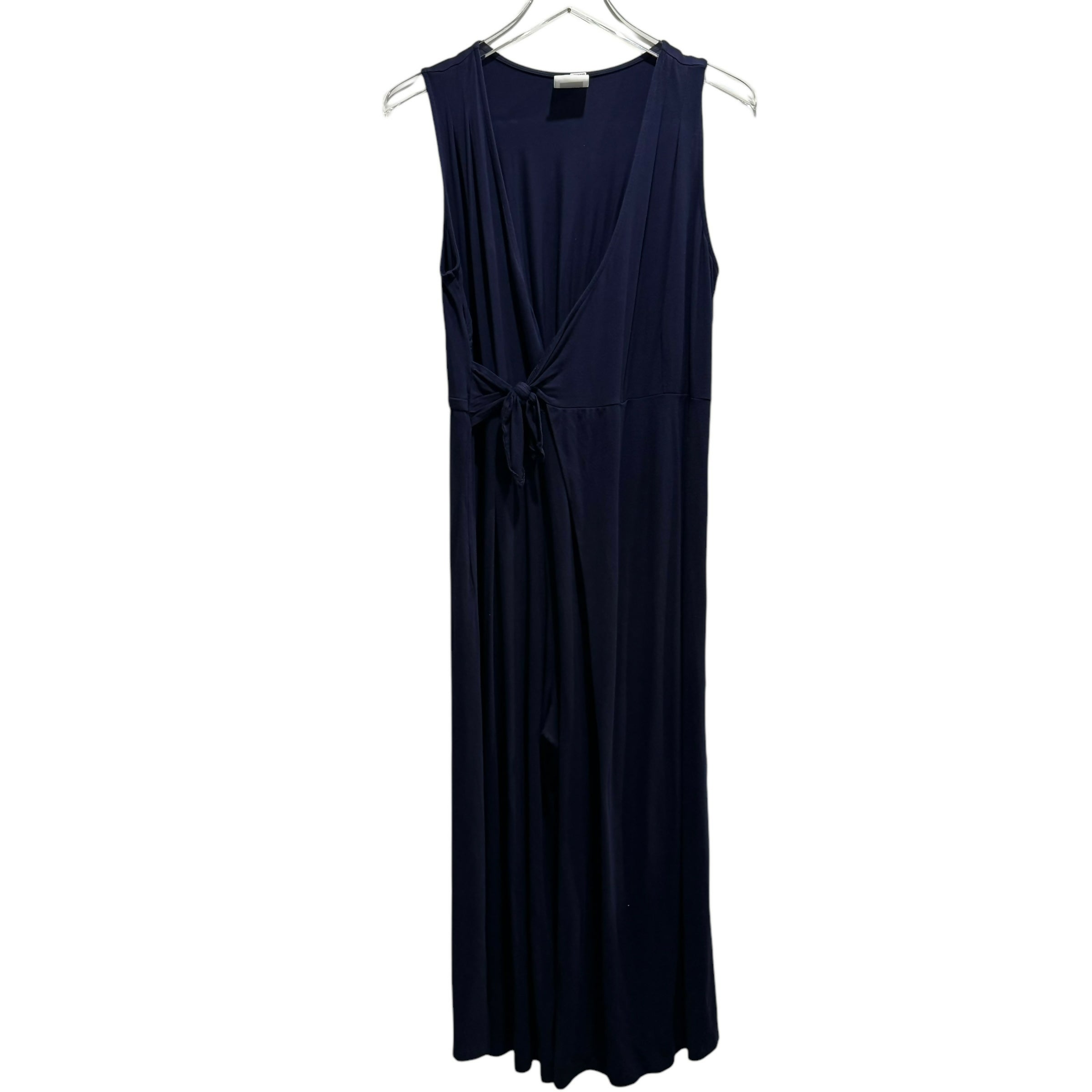 Nom Maternity Wrap Tie Francesca Jumpsuit - Navy - MM