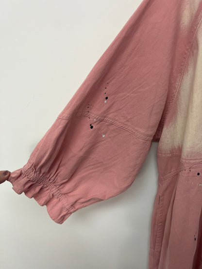 Davi &amp; Dani Baby Pink Button Down Mini / 3XL
