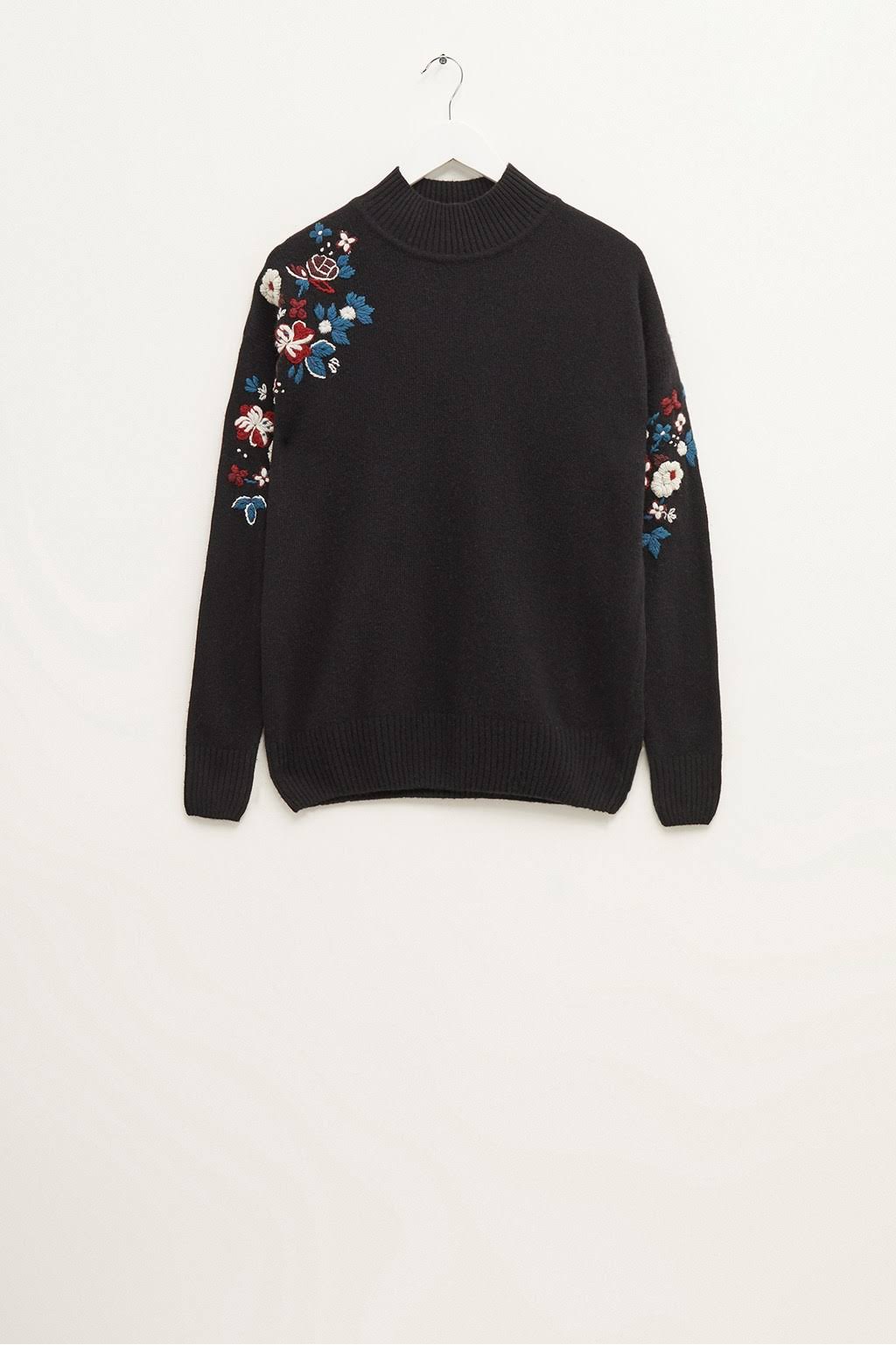 French Connection Sweaters French Connection Tilda Embroidered Knit Sweater