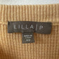 Lila P Puff Sleeve Yellow Sweater Lightweight Pullover XS