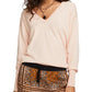 Scotch & Soda Cotton-Cashmere Loose Knit Sweater - /Pink - M