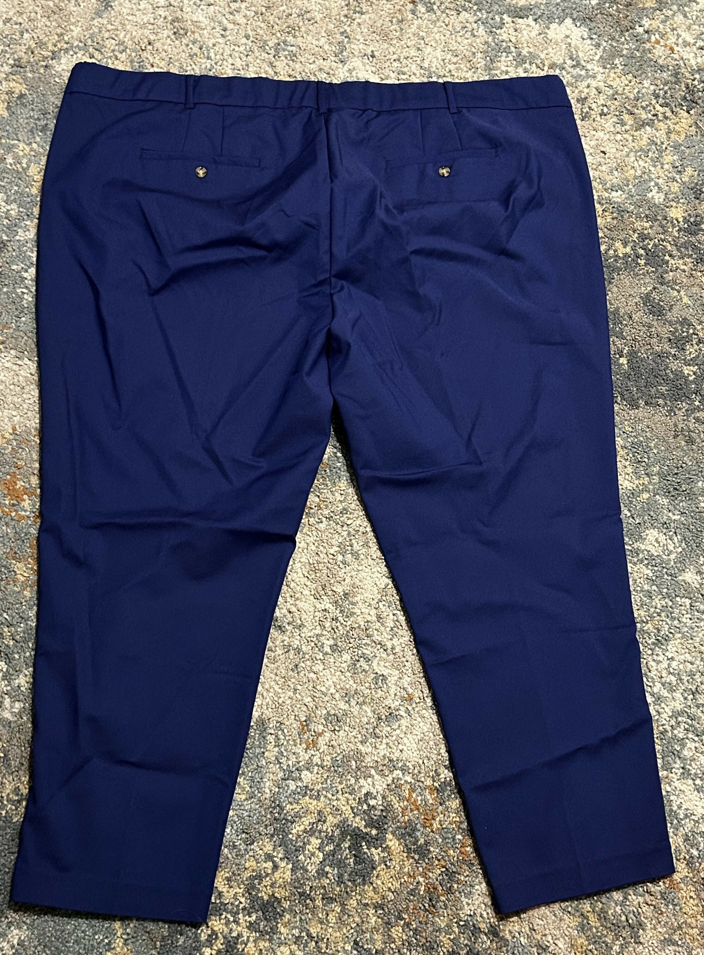 Eloquii Gena Fit Kady Pant/Blue/28