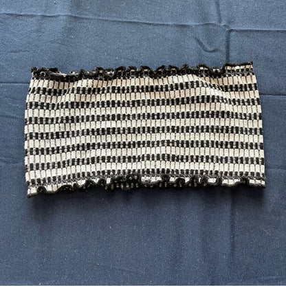 Out From Under | Urban Outfitters Black &amp; Gray Stretchy Ribbed Tube Top Size S