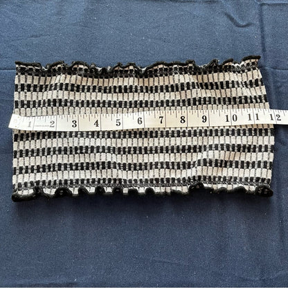 Out From Under | Urban Outfitters Black &amp; Gray Stretchy Ribbed Tube Top Size S