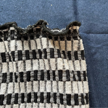 Out From Under | Urban Outfitters Black &amp; Gray Stretchy Ribbed Tube Top Size S