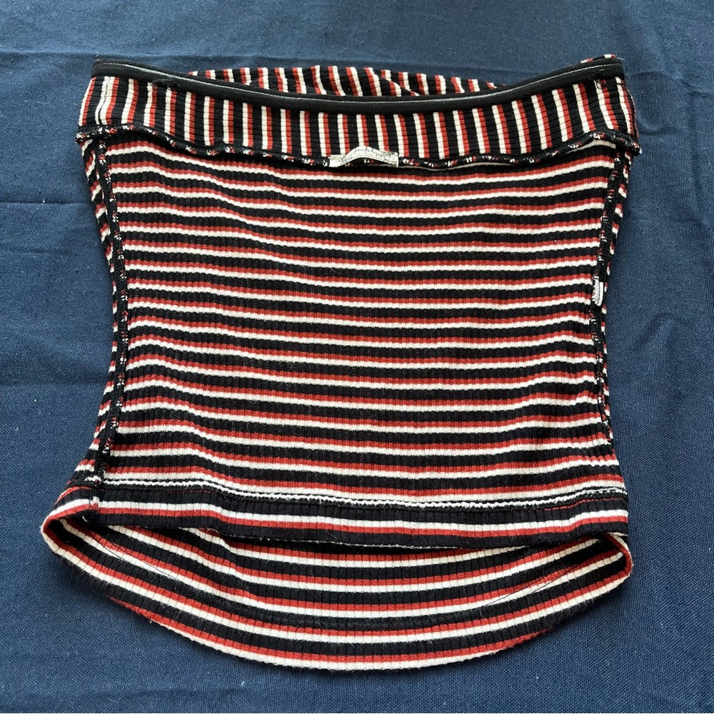 Intimately by Free People | Show Me Stripe Tube Top in Black Canyon Combo Size S