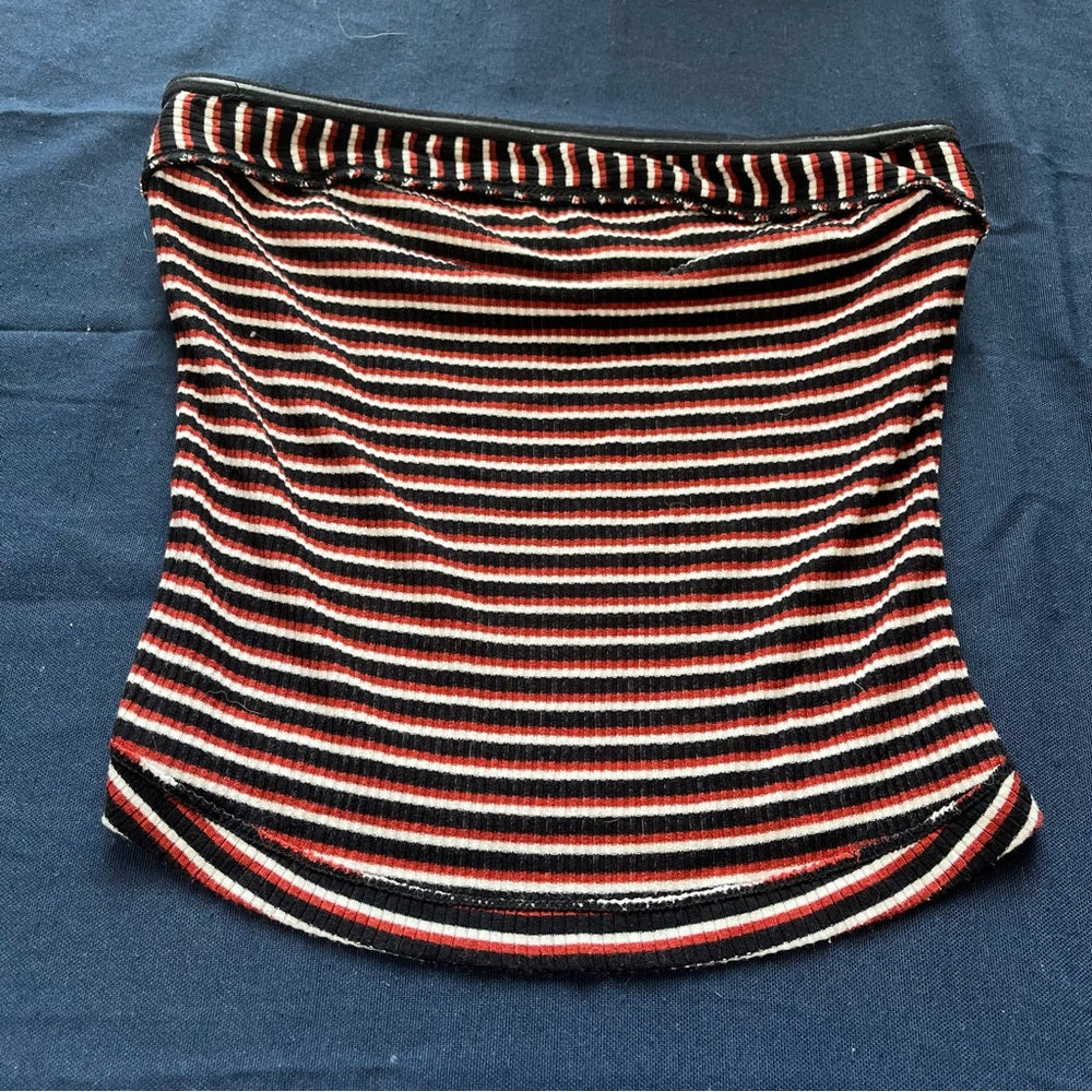 Intimately by Free People | Show Me Stripe Tube Top in Black Canyon Combo Size S