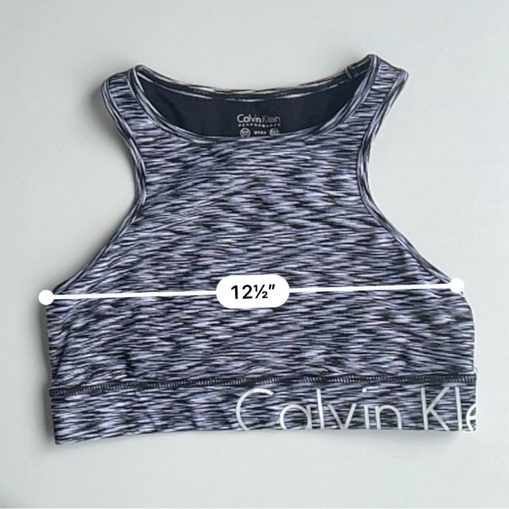 Calvin Klein Performance Sports Bra - Grey - Size S