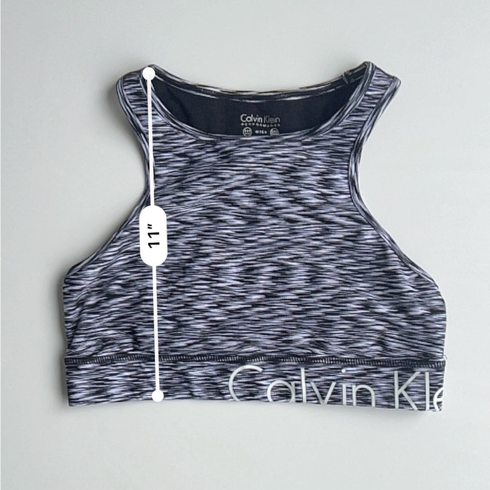 Calvin Klein Performance Sports Bra - Grey - Size S