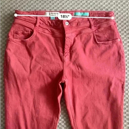 NWOT Anthropologie Pilcro and The Letterpress High Rise Slim Jeans - Size 18W