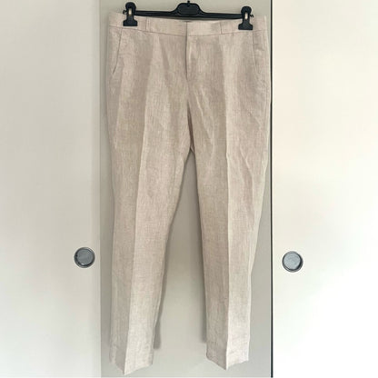 Banana Republic Avery Straight Linen Pants - Coastal Grandma Old Money Minimal