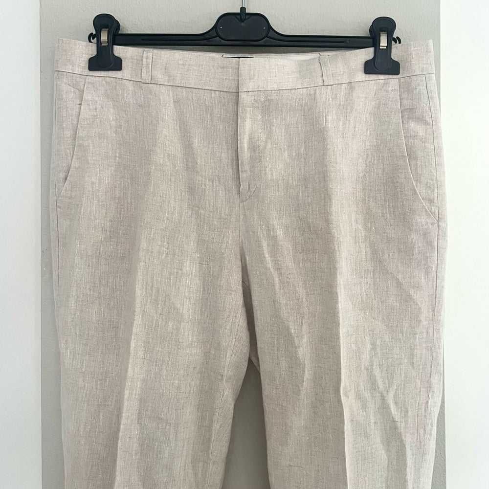 Banana Republic Avery Straight Linen Pants - Coastal Grandma Old Money Minimal