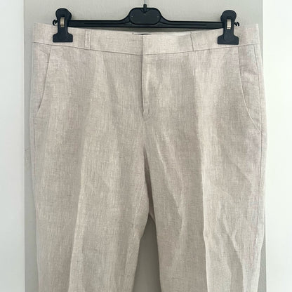 Banana Republic Avery Straight Linen Pants - Coastal Grandma Old Money Minimal