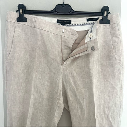 Banana Republic Avery Straight Linen Pants - Coastal Grandma Old Money Minimal