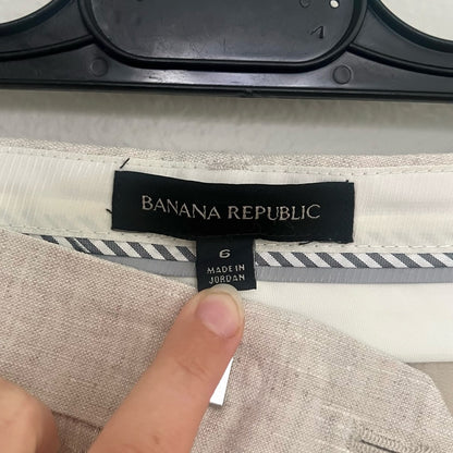 Banana Republic Avery Straight Linen Pants - Coastal Grandma Old Money Minimal