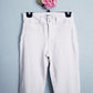 Paige Claudine with Wide Waistband + Double Button - /White - 26