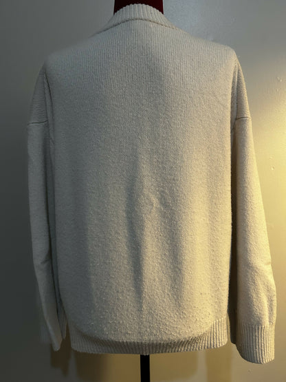 White + Warren Cashmere Blend Cozy Crewneck - /Beige - S