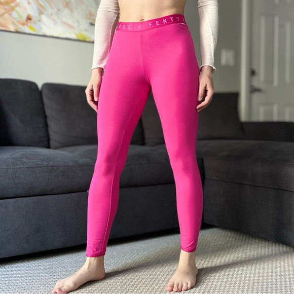 NWT Savage X Fenty Leggings - HOT pink - Size S