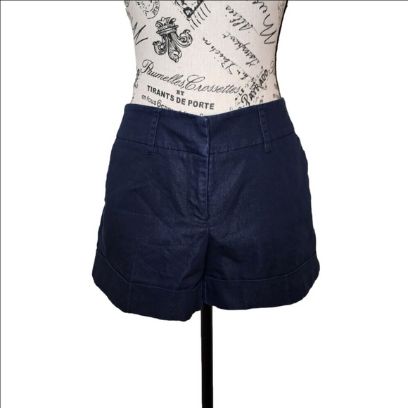 New York &amp; Company Blue Denim Shorts Size: 8