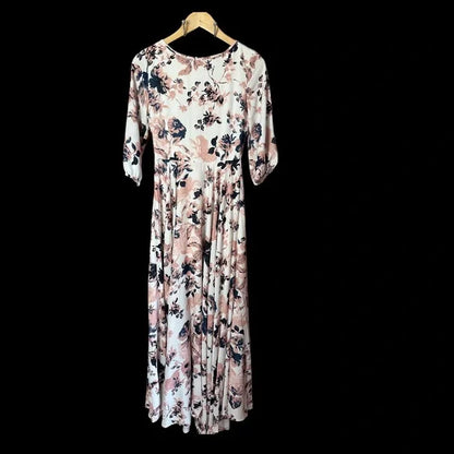 Yumi Kim Woodstock Maci Dress Floral French Maison XS Ivory Gown NWT