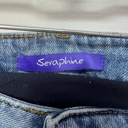 Seraphine Light Over Bump Maternity Jeans - Blue - 8M