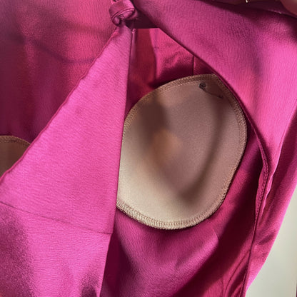 Jenny Yoo Kendra Sleeveless Halter Neck Gowns Pink/Size 10