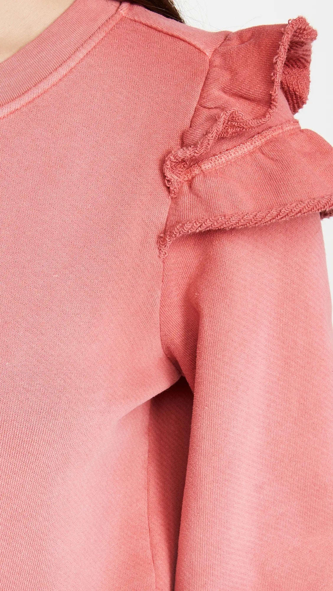 Paige Long Sleeve Panelo Sweatshirt - /Pink - XS