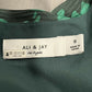 Ali & Jay V-neck Balloon Sleeve Blouse - Multi - Green/Pine PIN - S