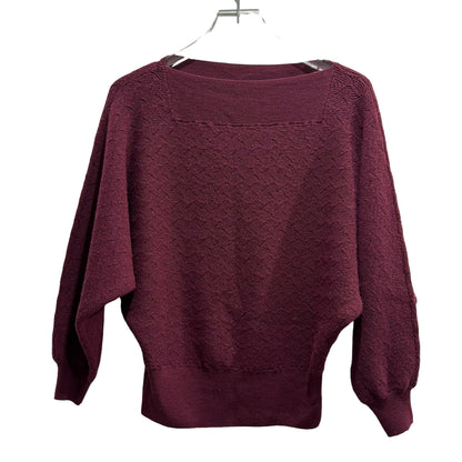 Trina Turk Halima Relaxed Wool Sweater - /Red - S