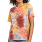 Monrow Ex-Boyfriend T-Shirt - Tie Dye - Multi/Coral Reef - S