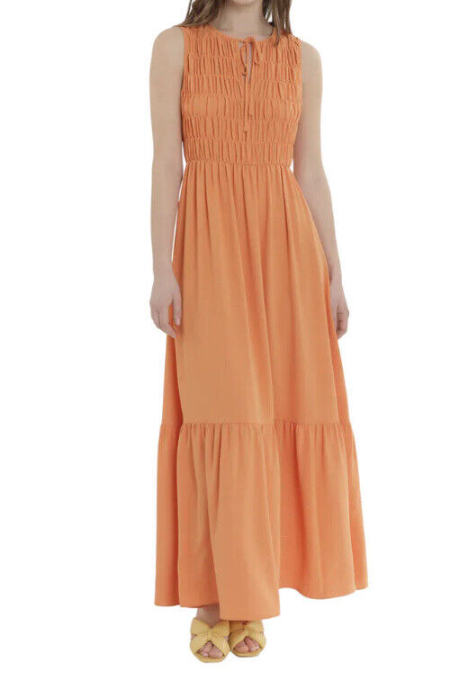 Donna Morgan Gemma Maxi Dress - Orange