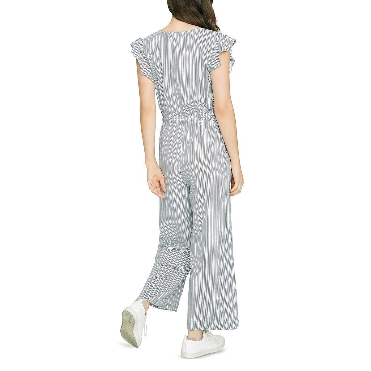 Sanctuary Mica Wide Leg Jumpsuit - Stripes - Blue Multi/Eco Stripe/XL