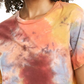 Monrow Ex-Boyfriend T-Shirt - Tie Dye - Multi/Coral Reef - S