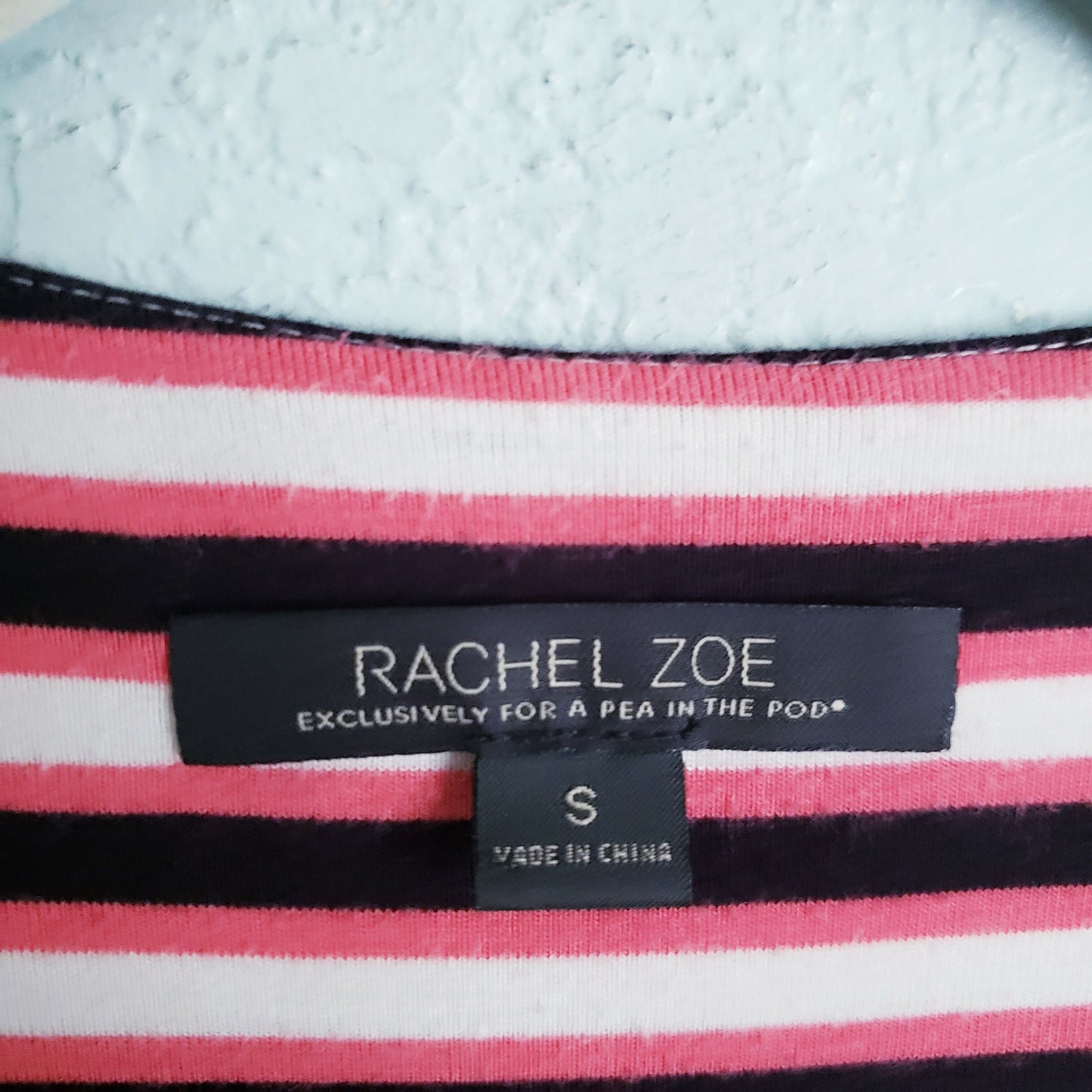 Rachel Zoe Maternity Knit Top - Stripes - Red Multi/Red/Beige Stripes - S