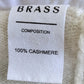 Brass The Cashmere Short Sleeve Shell-White-Medium