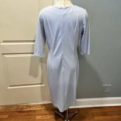 Nora Gardner Lydia 3/4 Sleeve Sheath Dress - /Blue - 14