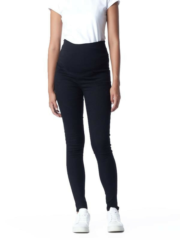 Soon Maternity Heavenly Overbelly Skinny Jeans in Black 26