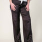 NWT Reconnect Satin Wide Leg Maternity Pants - Black - XL