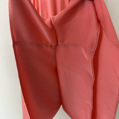 Milly Romper Spaghetti Strap Elastic Cinched Waist Sz 4 Pink