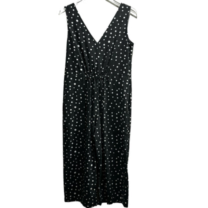 Soon Maternity Sleeveless Lily Nursing Jumpsuit - Polka Dot - Black Multi/Black Dot - MM