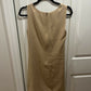 Fulya Ilkmen Sleeveless Draped Straps Sheath Dress - /Beige - M