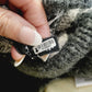 Michael Stars Maddie Jacquard Sweater - Animal - Gray Multi/Charcoal Combo - S