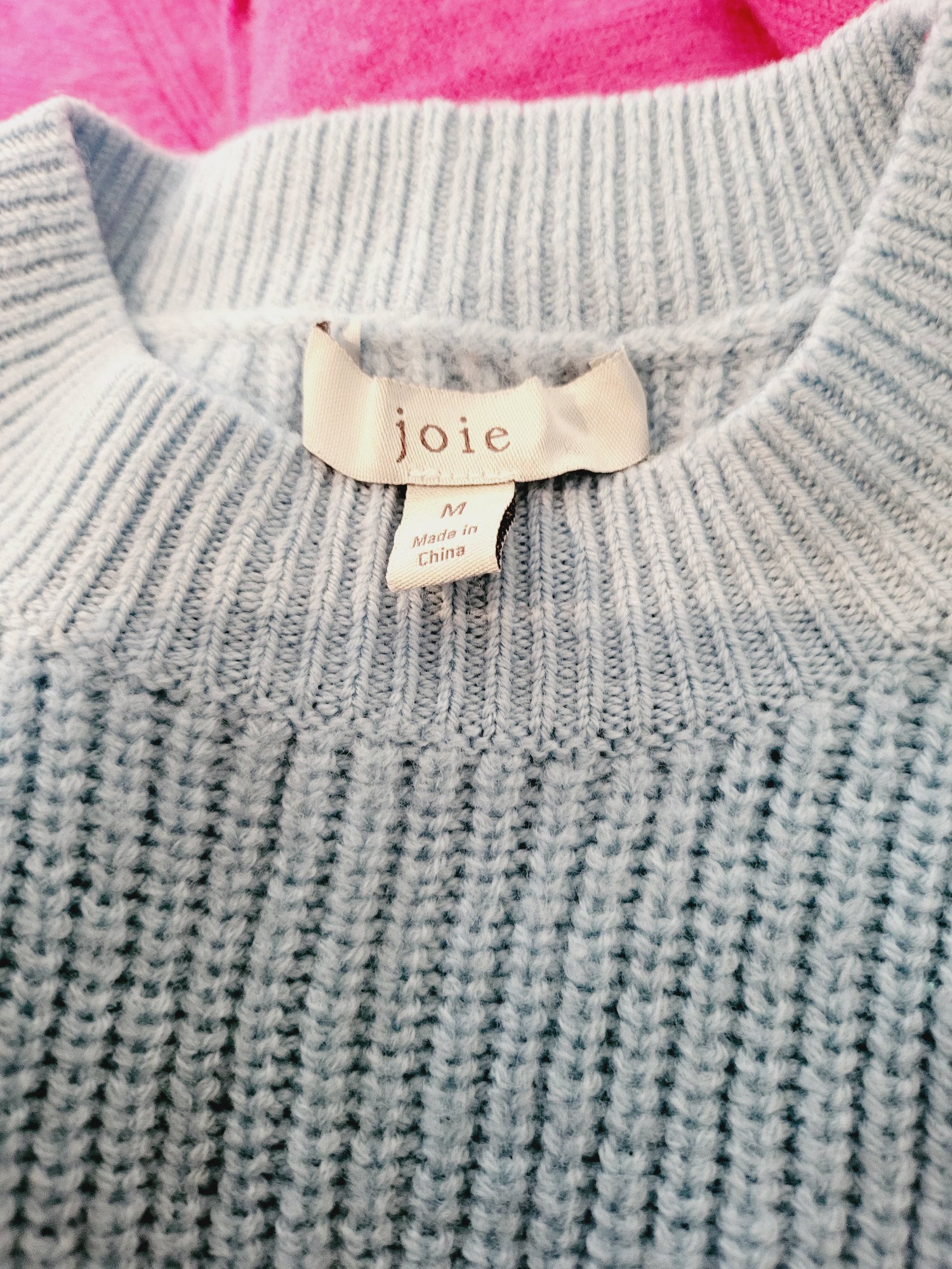 Joie Cropped Wool Sweater - /Blue