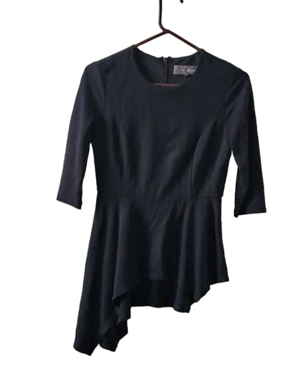 Elizabeth + Clarke Unstainable Ponte Knit Top - Black - 2