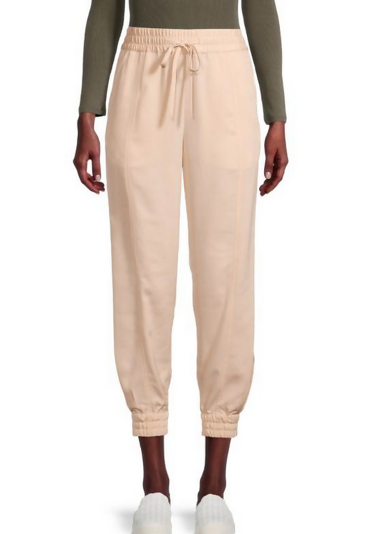 Derek Lam 10 Crosby Drawstring Jogger Pants - /Beige - 12