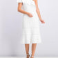 Lauren Ralph Lauren Janicia Crepe Sheath Dress - /Off White - 10