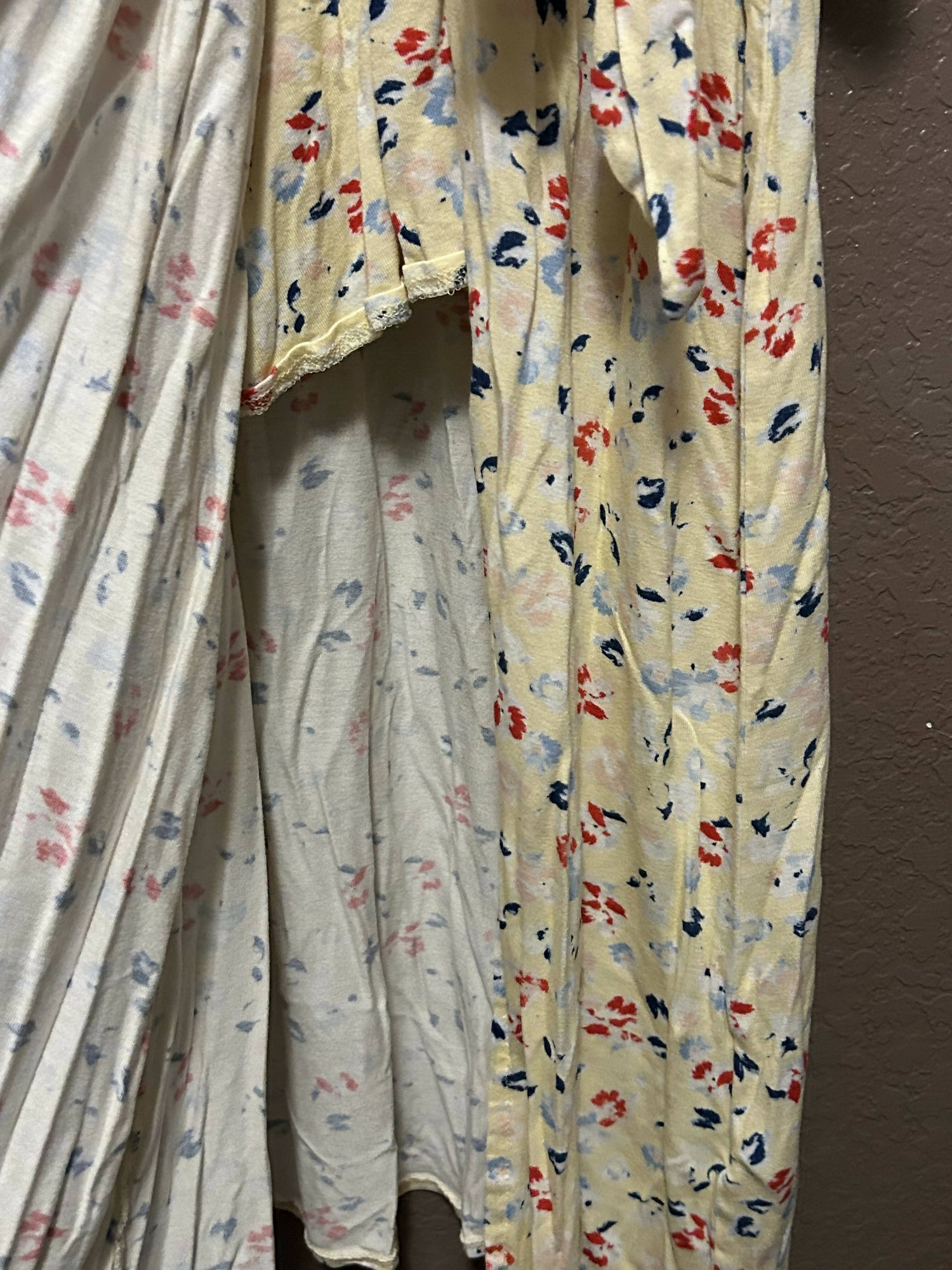 French Connection Short Sleeve V-Neck Wrap Floral Midi Dress
